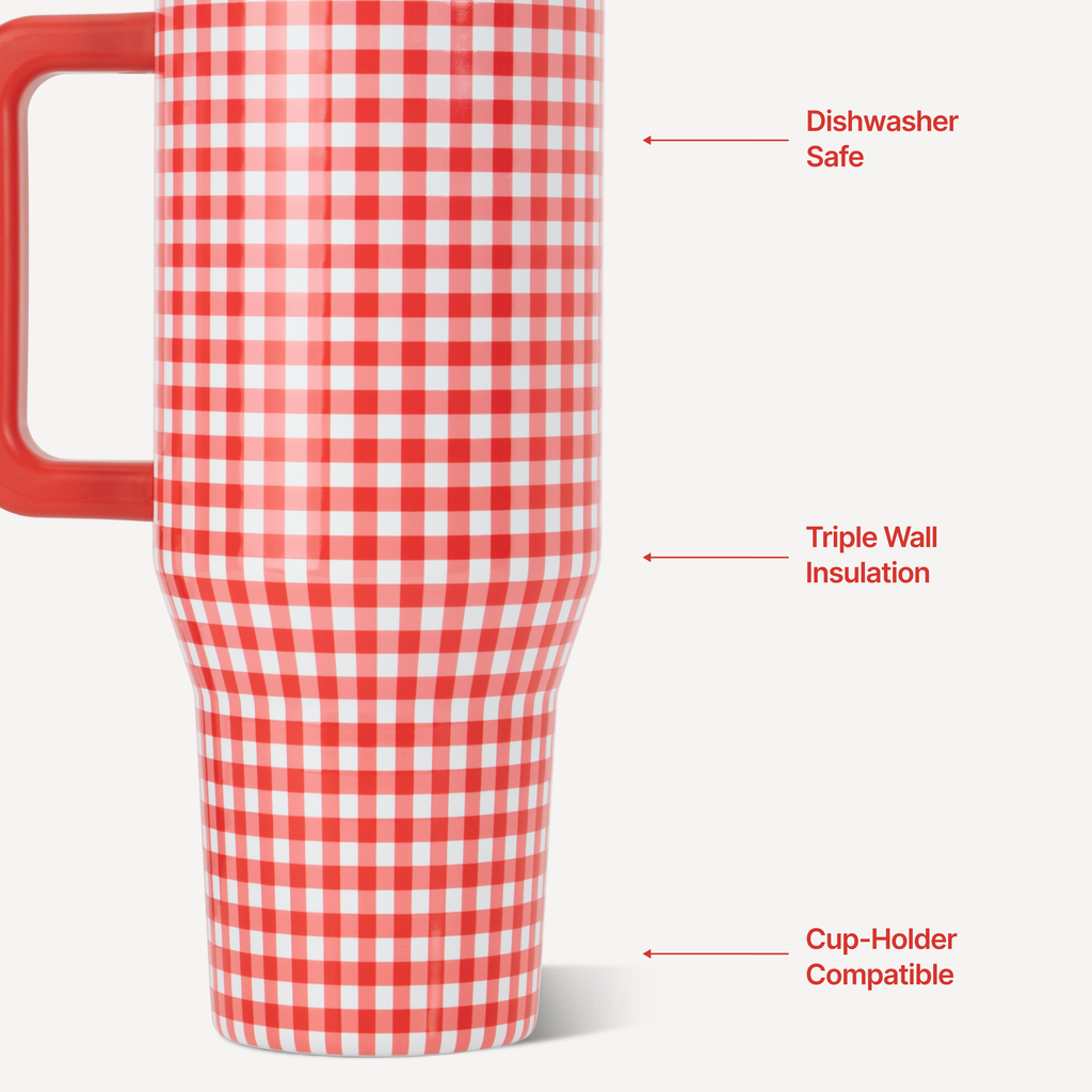 Summer Picnic HydroJug 40 oz Traveler Tumbler