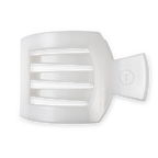 Square Flat Hair Clip | Large | Coconut White