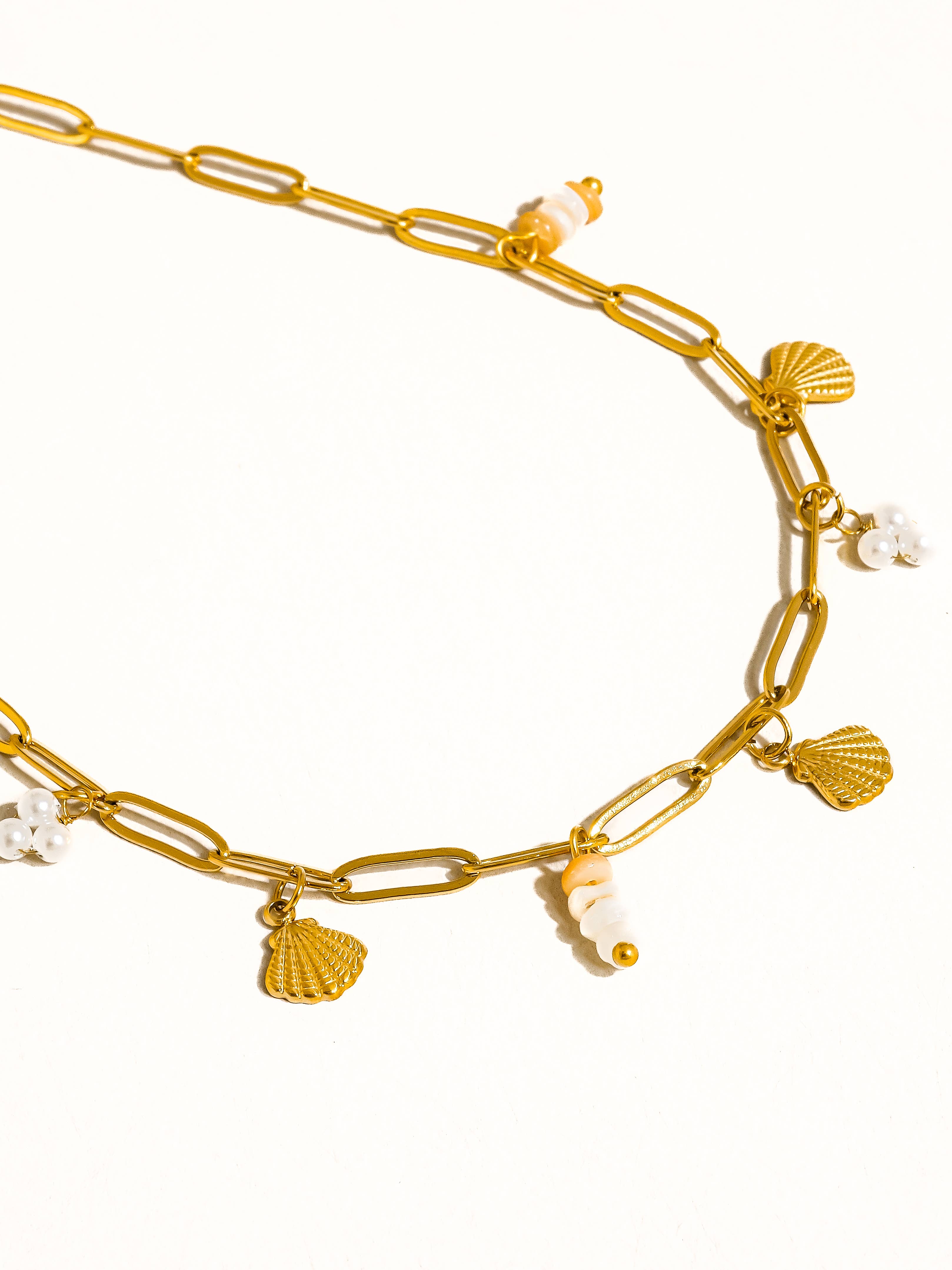 Shoreline Shine Charm Necklace - N47