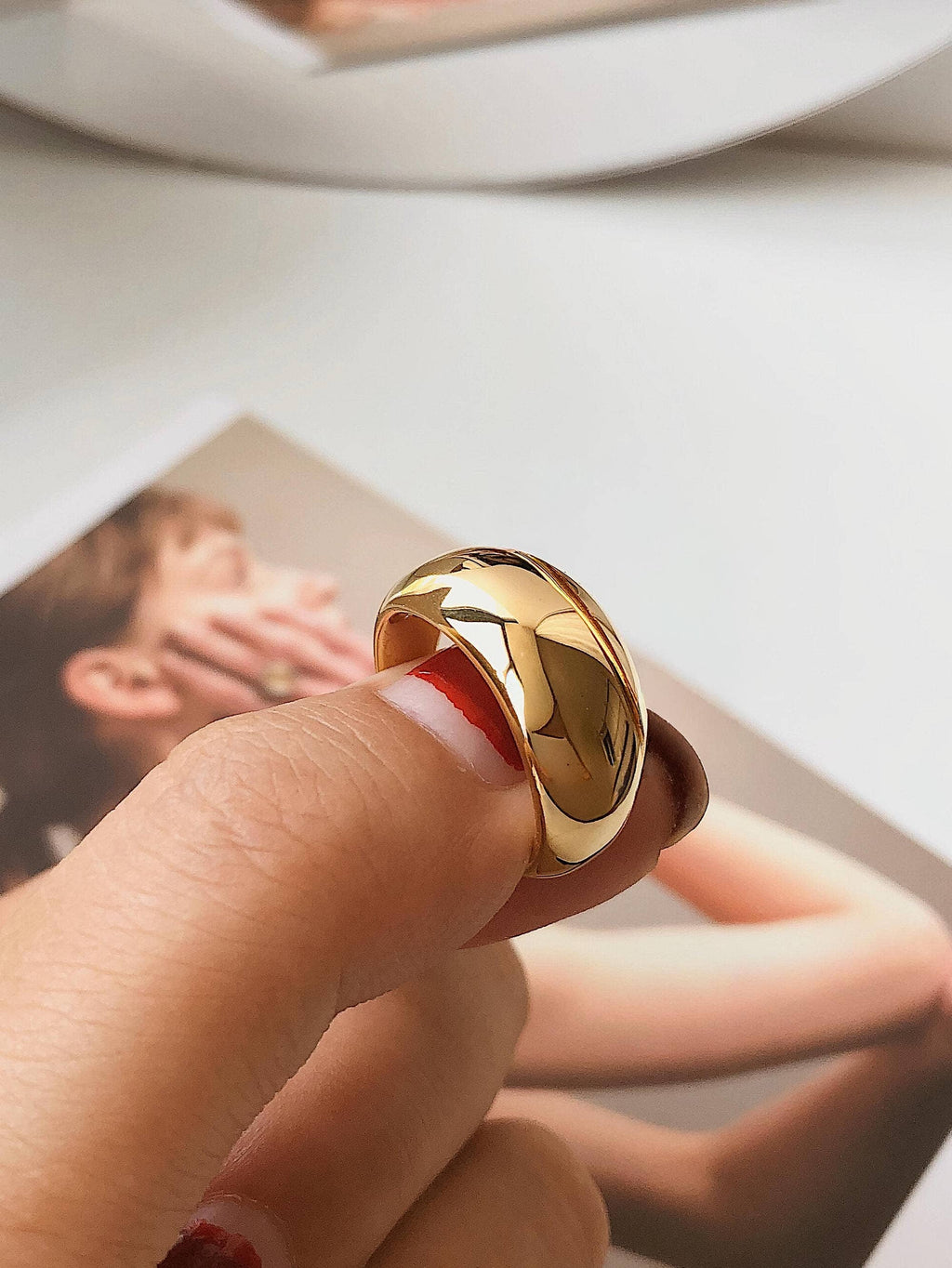 Chunky Dome Statement Ring - A144