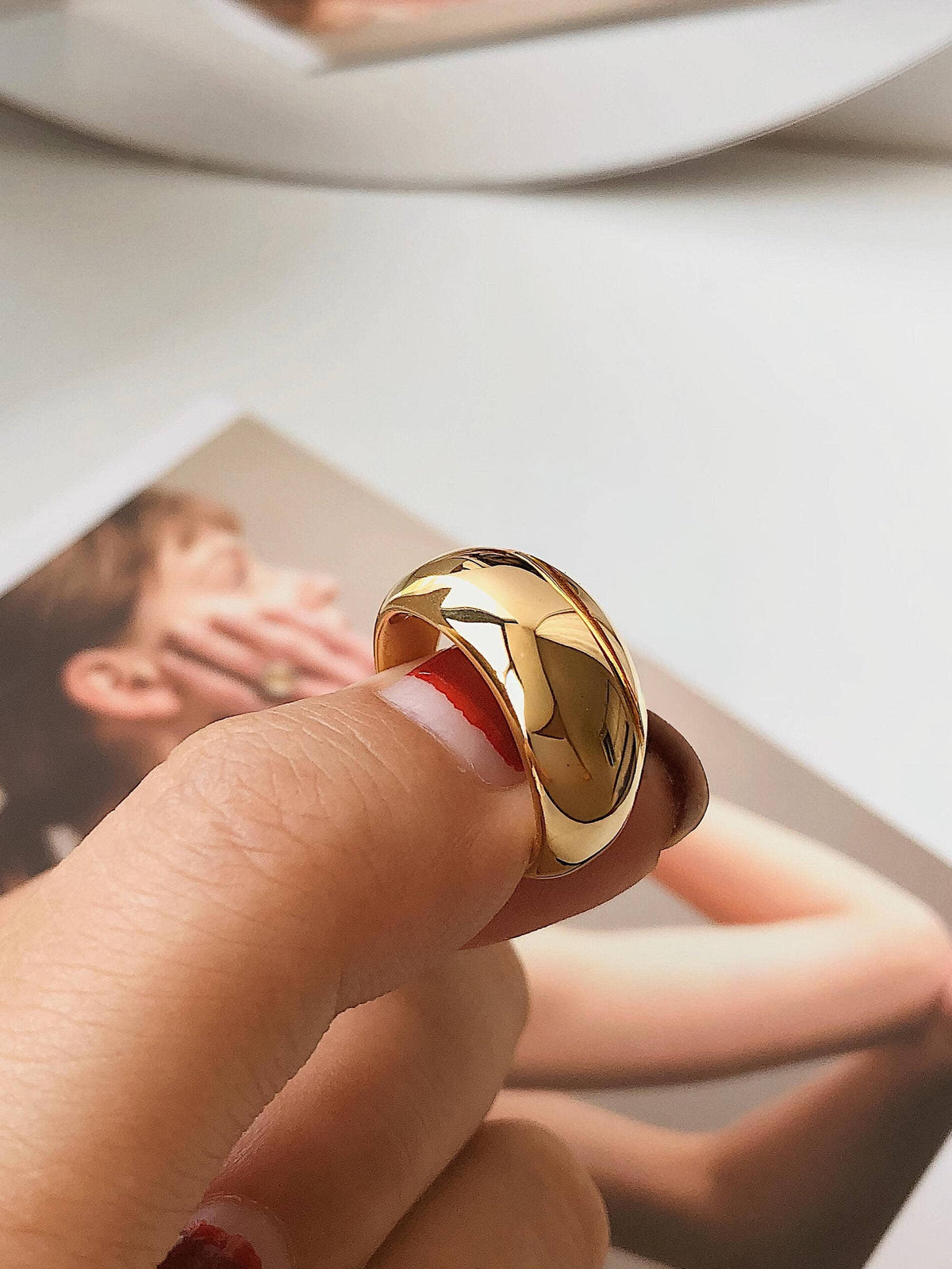 Chunky Dome Statement Ring - A144