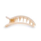 Round Flat Hair Clip | Small | Almond Beige