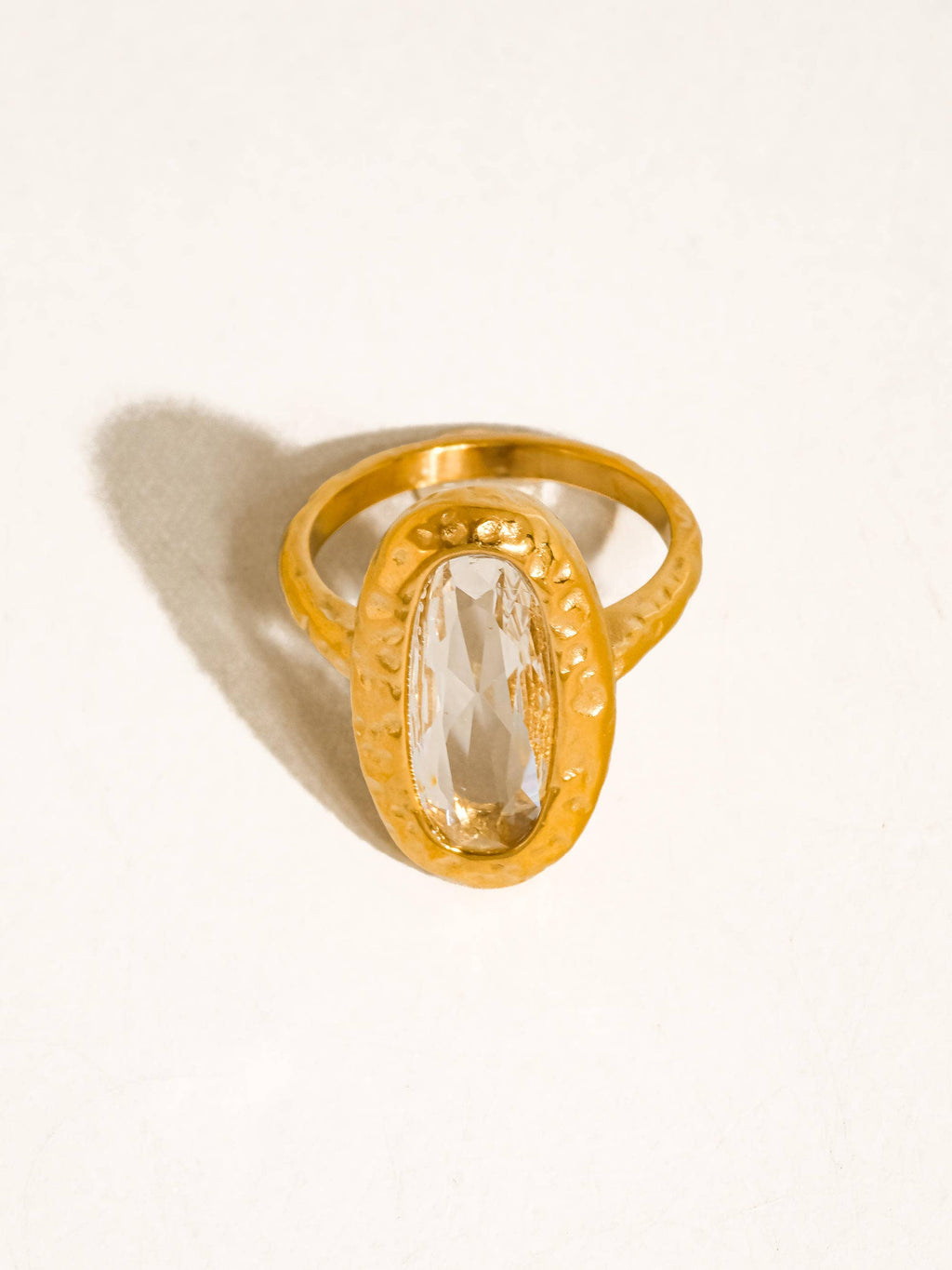 Crystal Statement Ring - A149