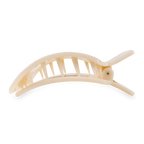 Square Flat Hair Clip | Large | Almond Beige