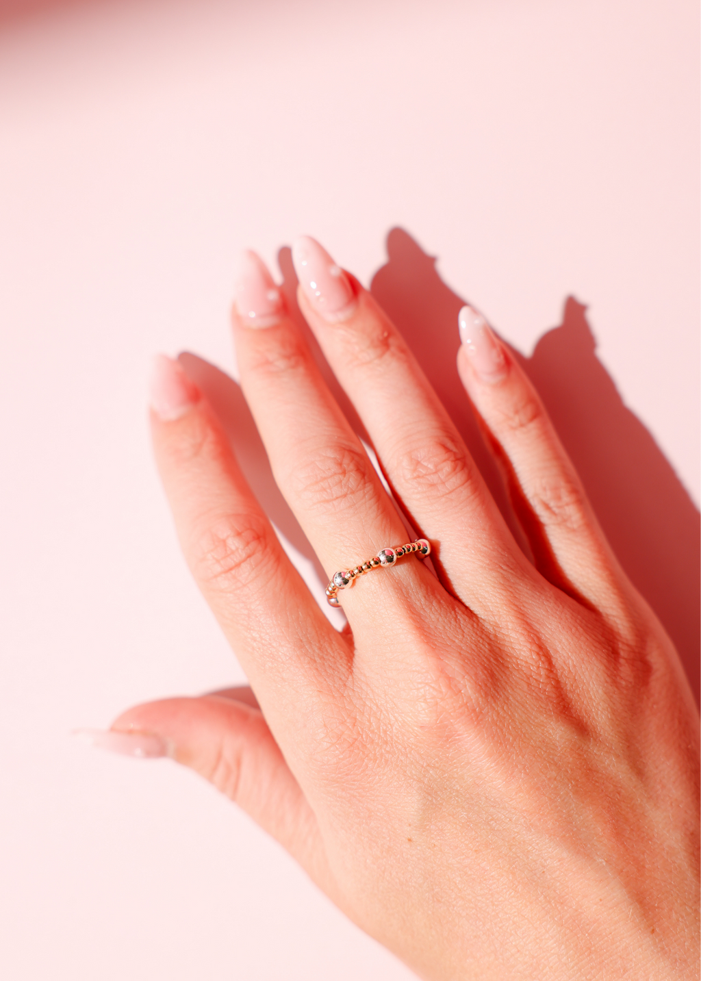 June Ring in Gold with Silver - B42