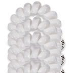 Spiral Hair Coils | Tiny | Coconut White Hair Ties