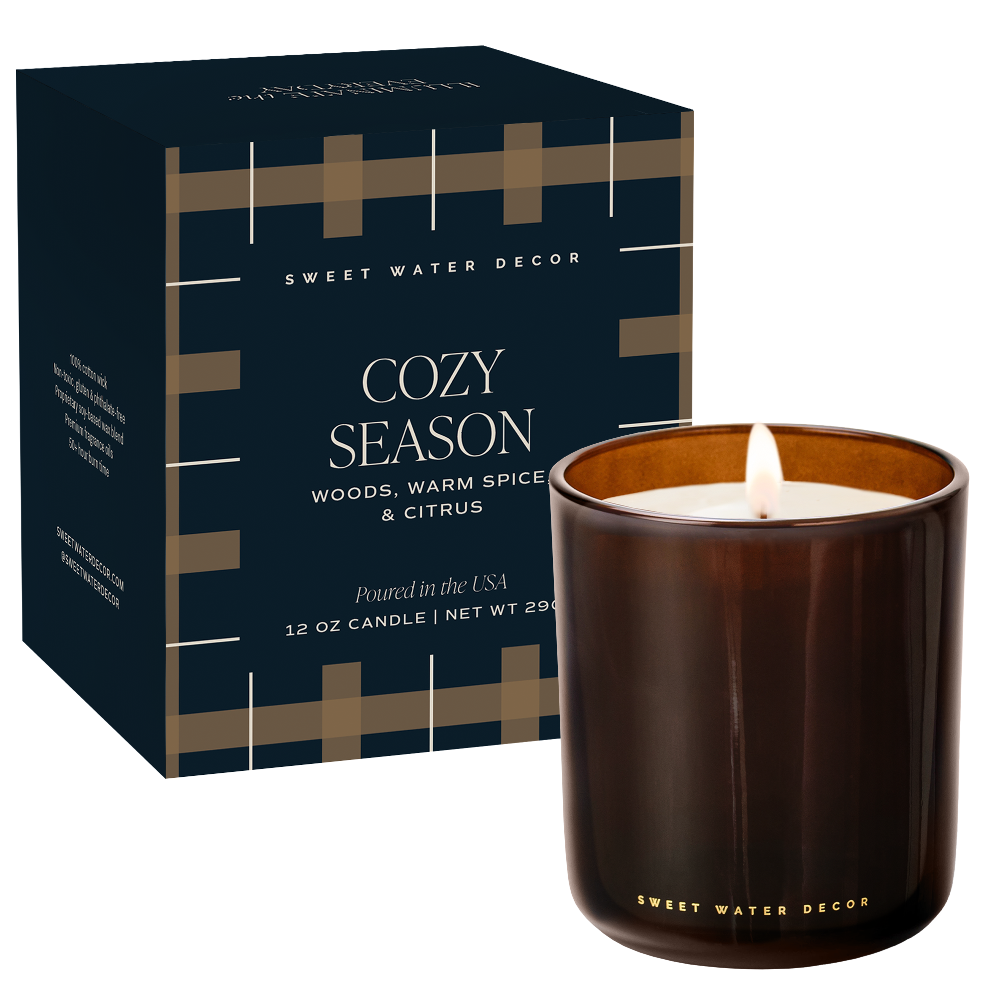 Cozy Season 12 oz Boxed Soy Candle - CCS