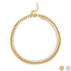 Crystal Duet Anklet - K11
