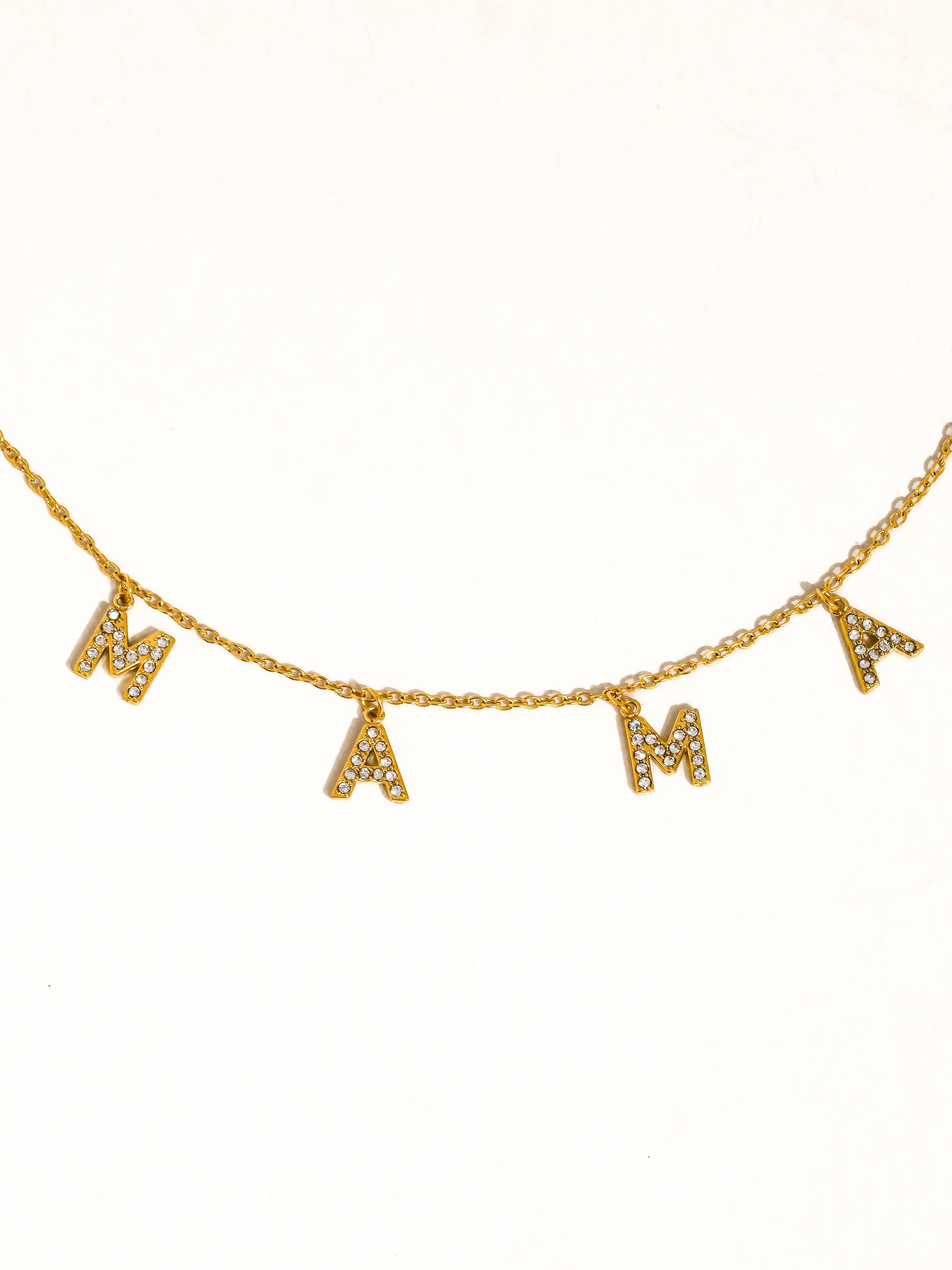 Mama Letter Necklace: N23
