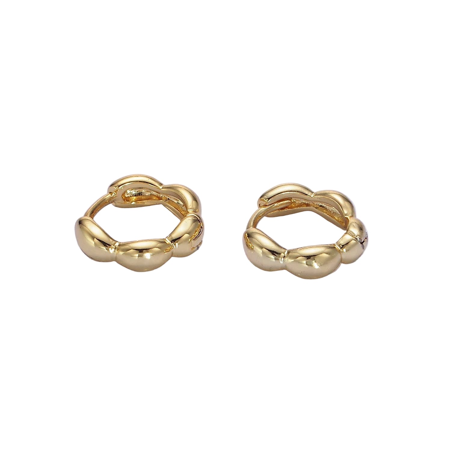 Golden Hour Huggie Earrings - E17