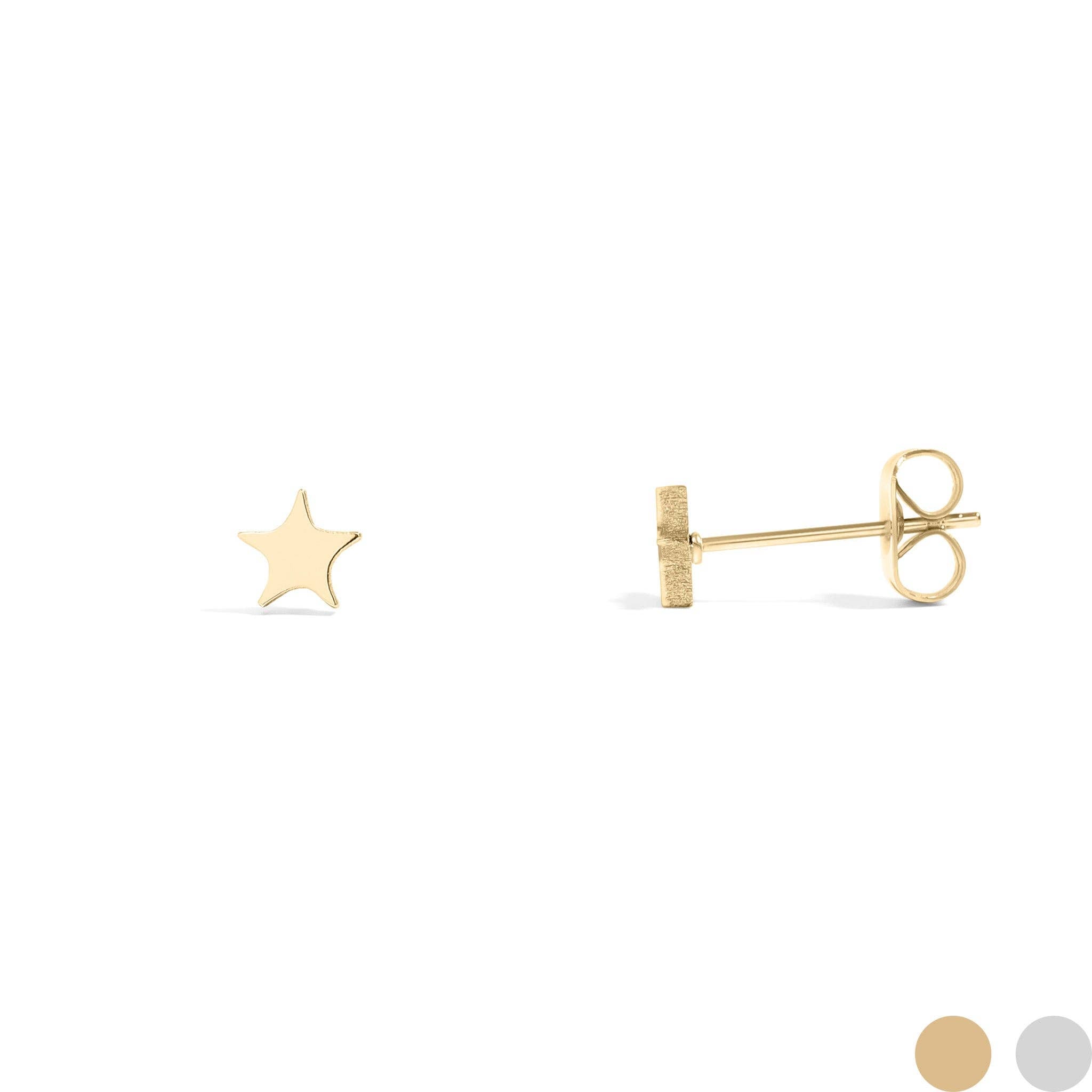 Star Stud Earrings: E66