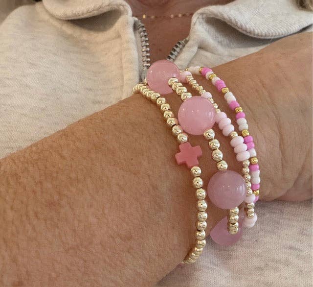 Spirit Cross Bracelet White: S96