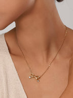 Blessed Belle Bow Necklace - N44