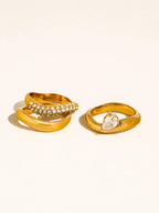 Gilded Goddess Rings - A134