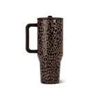 Brown Leopard HydroJug 40 oz Traveler Tumbler